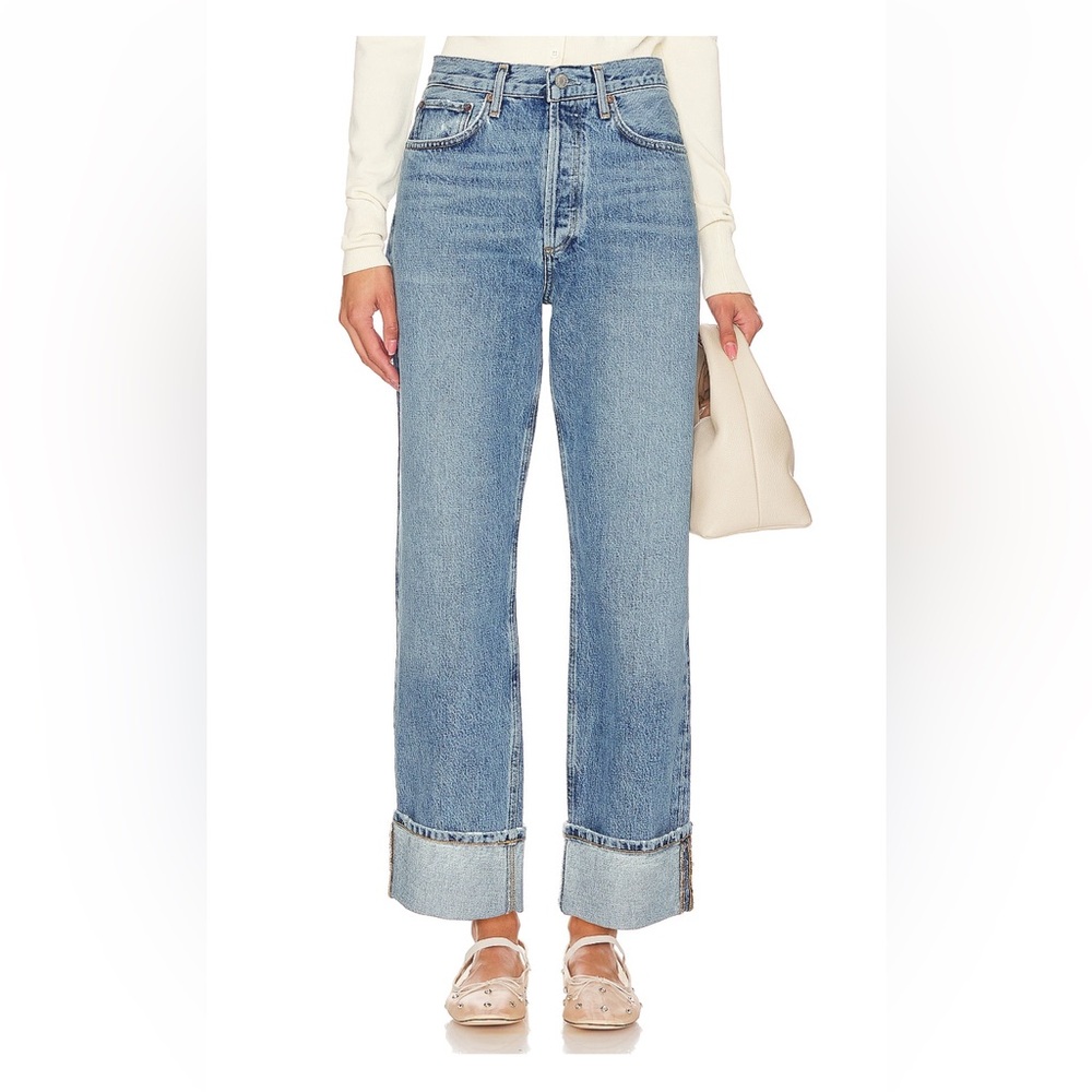 Fran Low Slung Easy Straight in Invention Agolde size 26